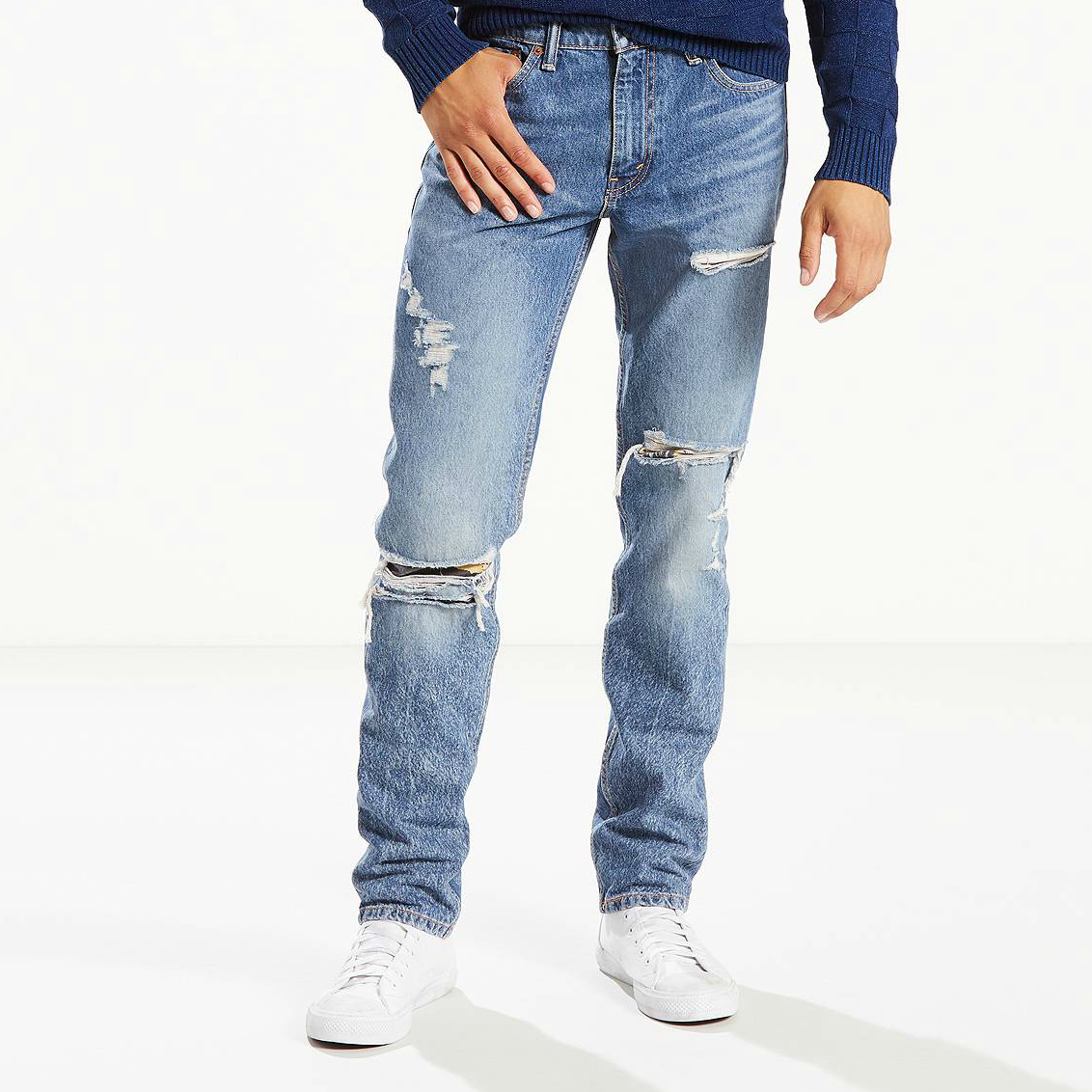Levi's 511 Slim Fit Stretch Destructed – The Full Kit Levi's 511 Slim Fit Stretch Destructed – The Full Kit