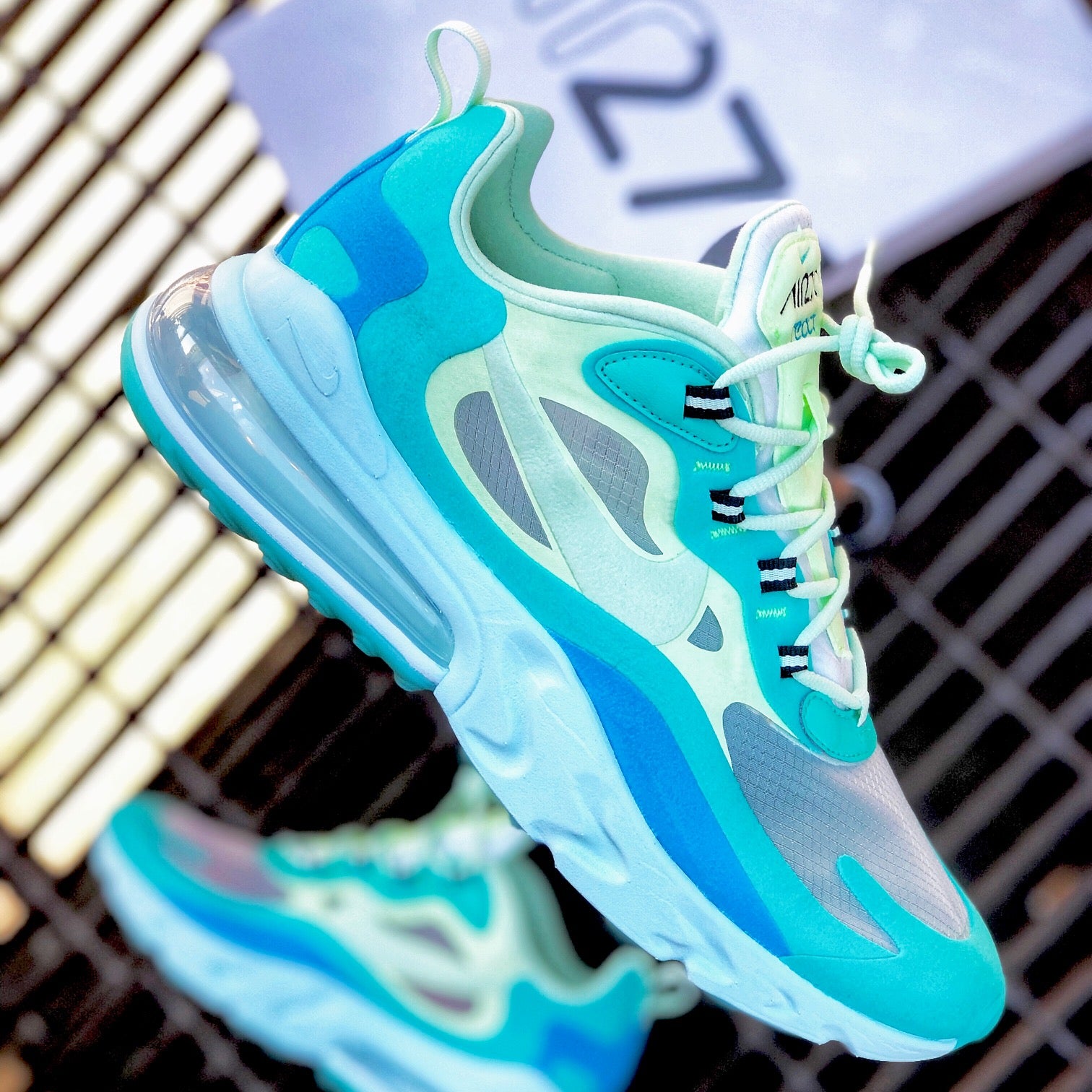 Nike air max react 270 hyper jade hotsell